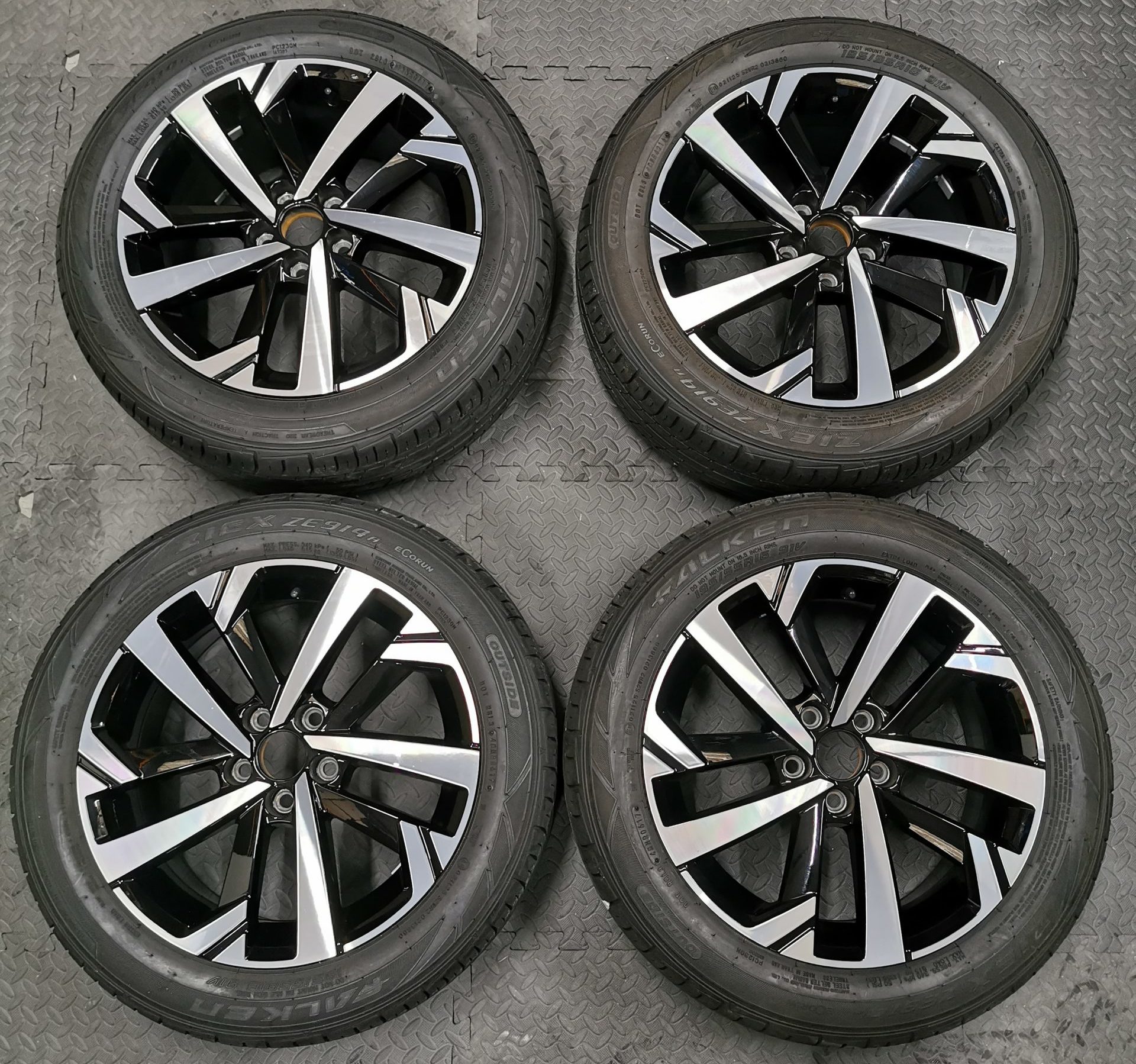 vw-polo-mk6-torbsy-2g0601025t-complete-set-oem-alloy-wheels